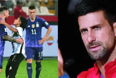En la entrega del Balón de Oro apareció Messi y el tenista serbio reaccionó de esta forma.