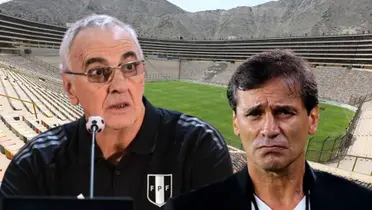 Jorge Fossati y Fabián Bustos como entrenadores en Perú. (Foto: La Bicolor)