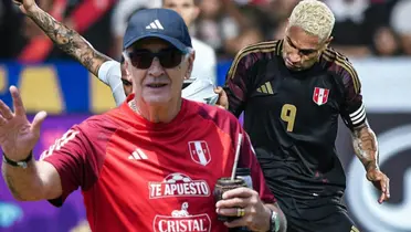 Jorge Fossati y Paolo Guerrero en la Selección Peruana / Foto: La Bicolor