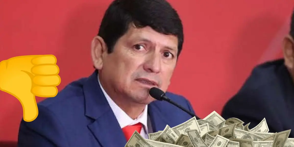 Agustín Lozano como presidente de la FPF (Foto: FPF)