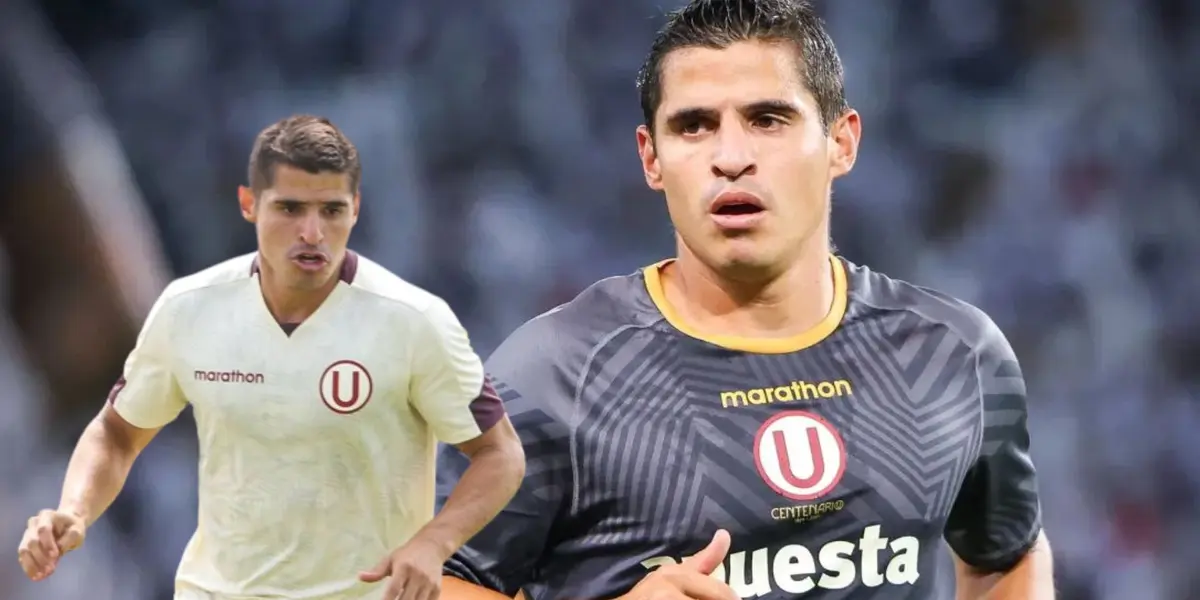Aldo Corzo como jugador de Universitario de Deportes / Foto: Universitario