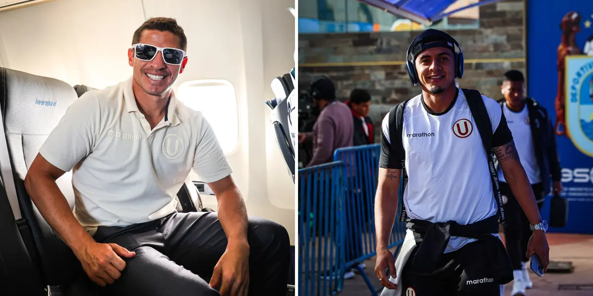 Aldo Corzo y César Inga (Foto: Universitario).