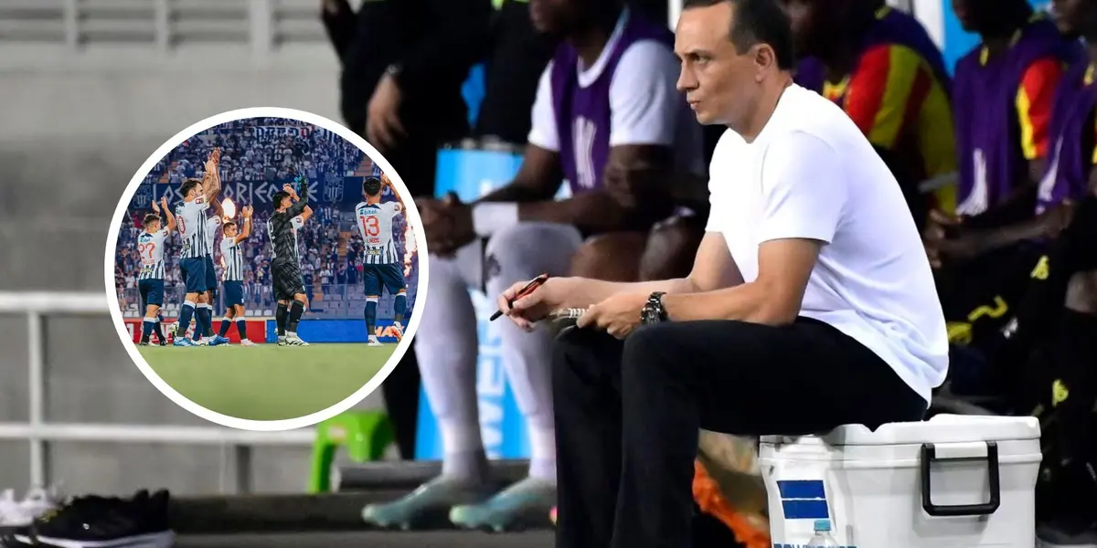 Alejandro Restrepo como técnico de Alianza Lima.