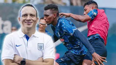 Alejandro Restrepo en los entrenamientos de Alianza Lima / Foto: Alianza Lima