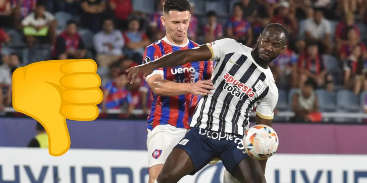 Alianza Lima enfrentando a Cerro Porteño de visita por la Copa Libertadores. (Foto: RPP)