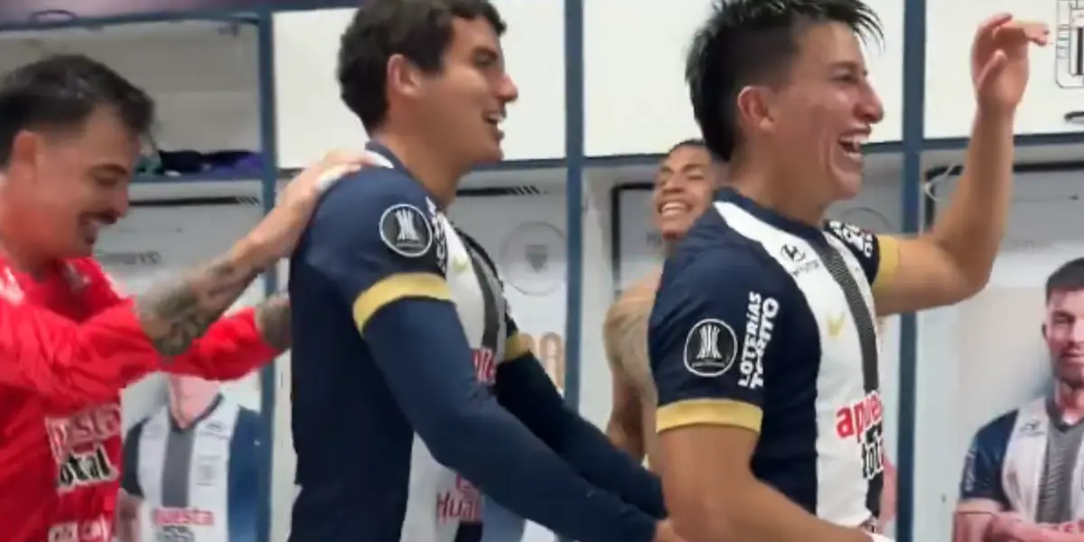 Alianza Lima festejando (Foto: Captura Alianza Lima).