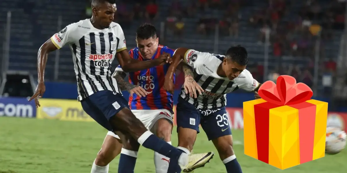 Alianza Lima jugando la Copa Libertadores.