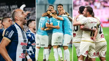 Alianza Lima, Sporting Cristal y Universitario (Foto: Alianza Lima, Sporting Cristal y Universitario).