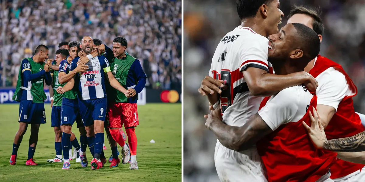 Alianza Lima vs. Sao Paulo (Foto: Alianza Lima y Sao Paulo).