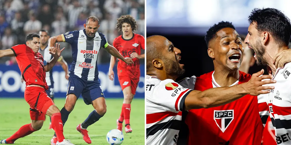 Alianza Lima y Sao Paulo (Foto: Conmebol y Sao Paulo).