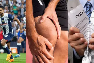 Andrés Andrade de Alianza Lima volvió a recaer en una lesió que lo mantendrá alejado de las canchas.