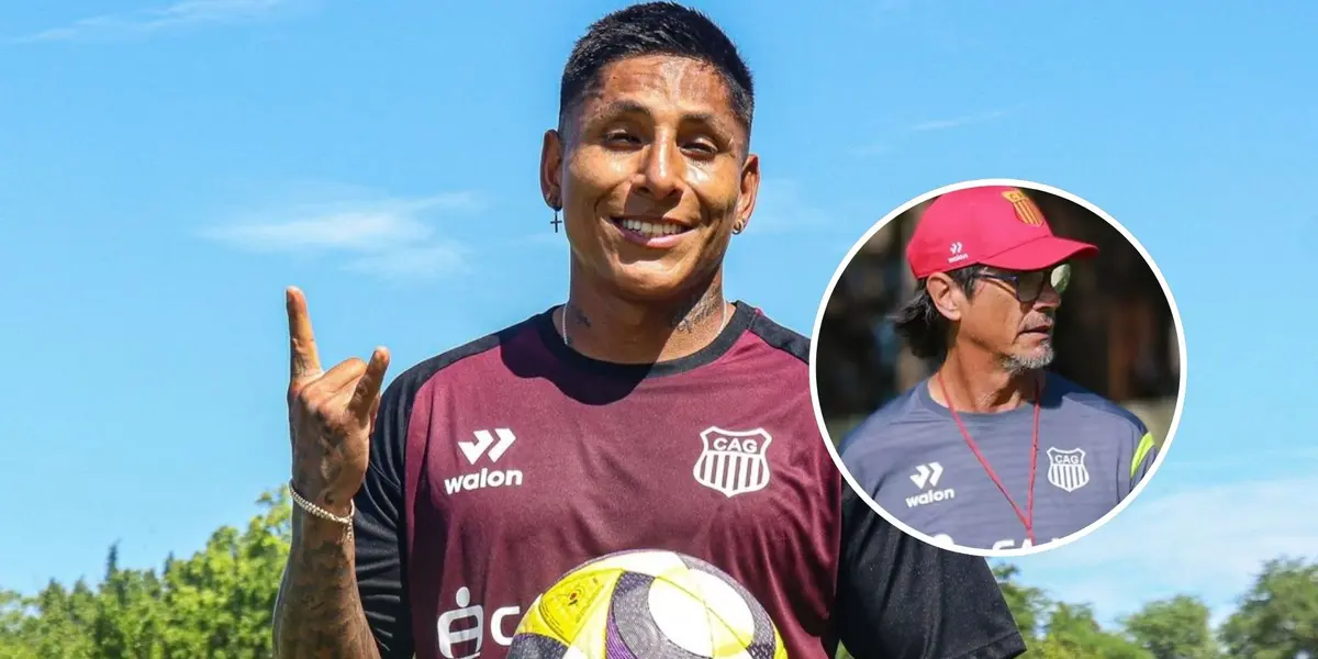 Ángel Comizzo - Raúl Ruidíaz (Foto: X de Atlético Grau)