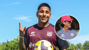 Ángel Comizzo - Raúl Ruidíaz (Foto: X de Atlético Grau)