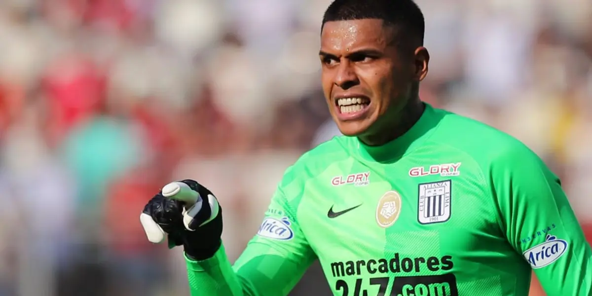 Ángelo Campos como jugador de Alianza Lima.