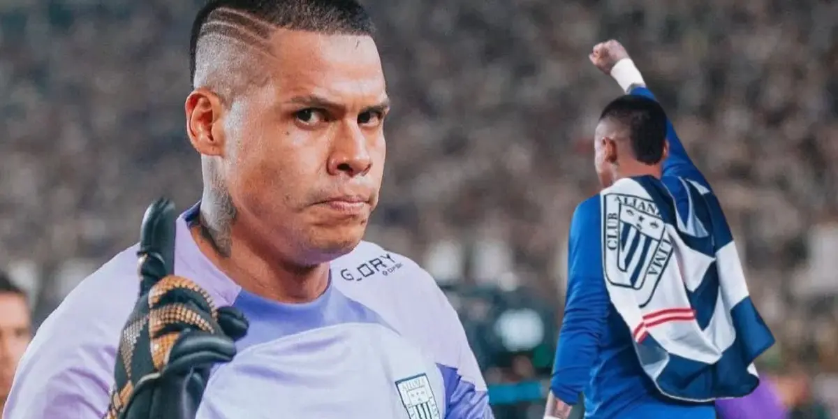 Angelo Campos como jugador de Alianza Lima.