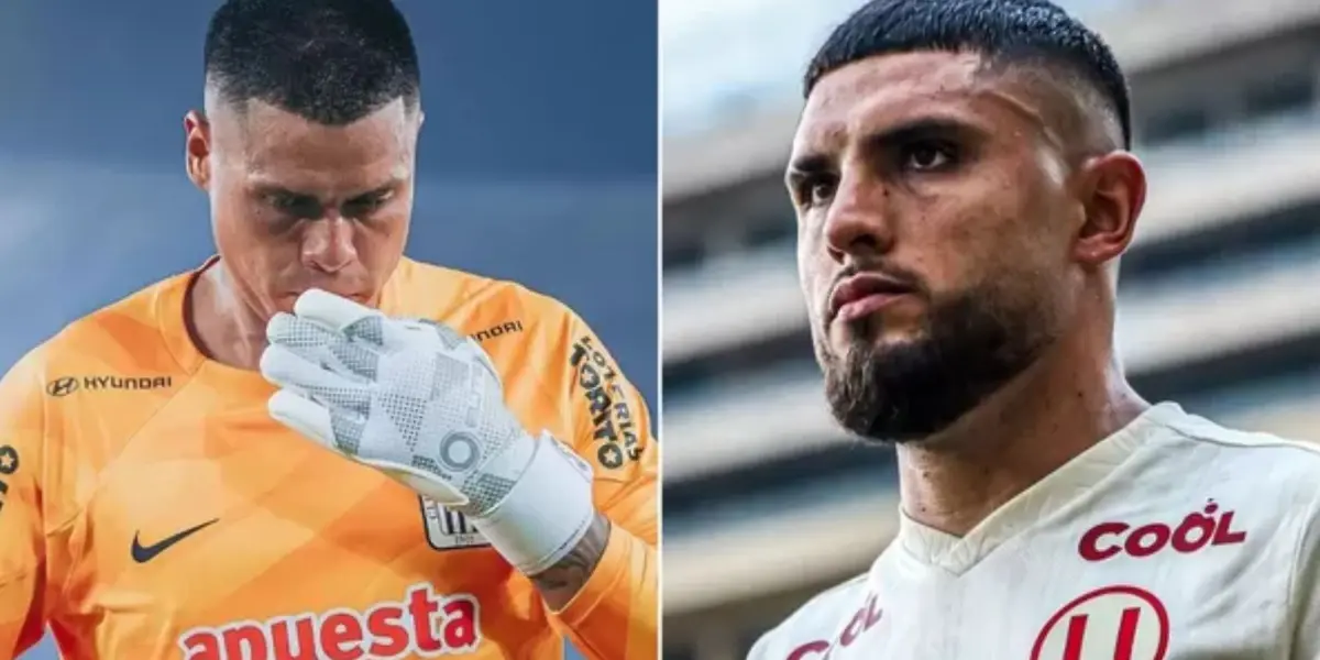 Angelo Campos en Alianza Lima y Rodrigo Ureña en Universitario. / Fotos: Alianza y Universitario.