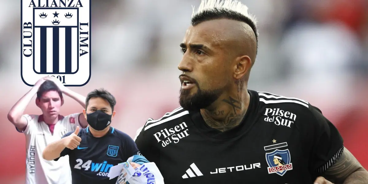 Arturo Vidal como jugador de Colo Colo en la Copa Libertadores. (Foto: Difusión)