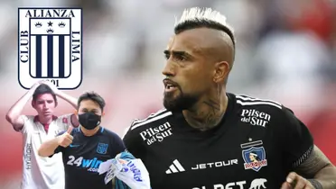 Arturo Vidal como jugador de Colo Colo en la Copa Libertadores. (Foto: Difusión)