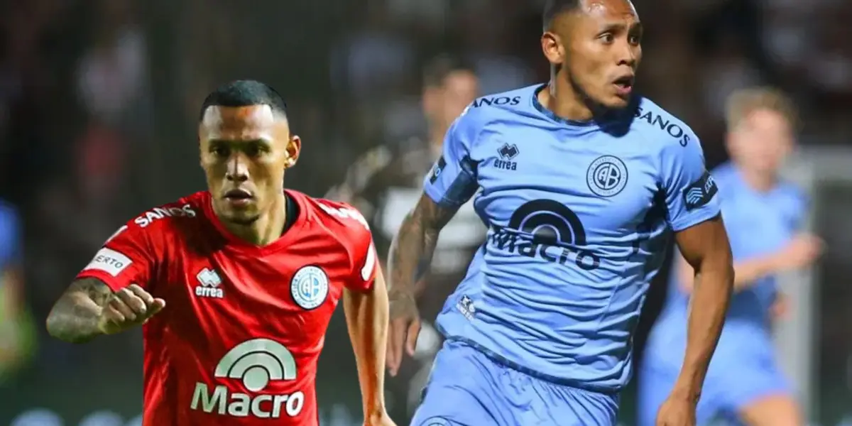 Bryan Reyna como jugador de Belgrano.