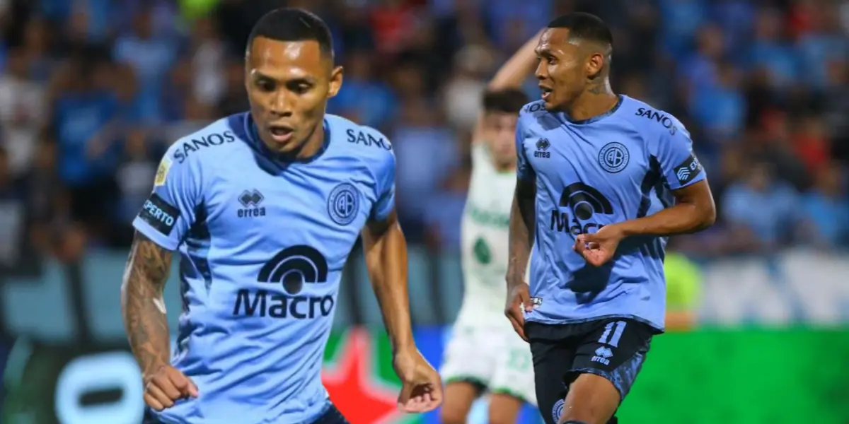 Bryan Reyna como jugador del Club Atlético Belgrano / Foto: Belgrano