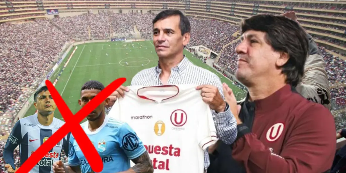 Bustos como nuevo entrenador de Universitario de Deportes.