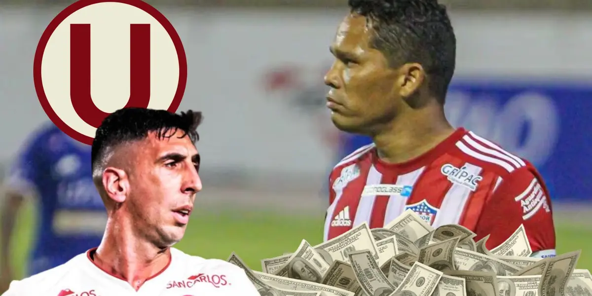 Carlos Bacca como jugador de Junior de Barranquilla y Dorregaray en Universitario. (Foto: Carlos Bacca)
