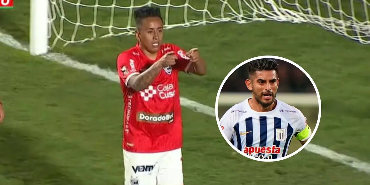 Carlos Zambrano - Christian Cueva (Foto: Captura X)