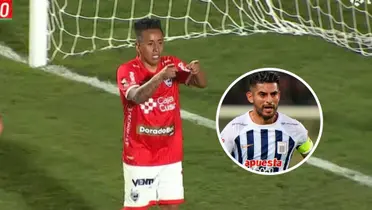 Carlos Zambrano - Christian Cueva (Foto: Captura X)