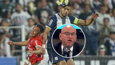 Carlos Zambrano y Mr Peet (Foto: Liga 1 y Captura A Presión).