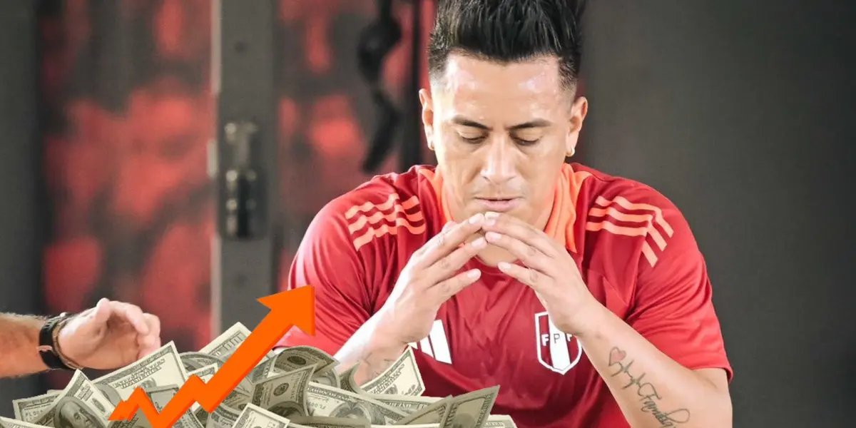 Christian Cueva como jugador de la Selección Peruana. (Foto: La Bicolor)