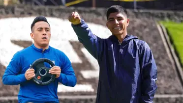 Christian Cueva en Alianza Lima y Piero Quispe en Pumas UNAM / Foto: Pumas
