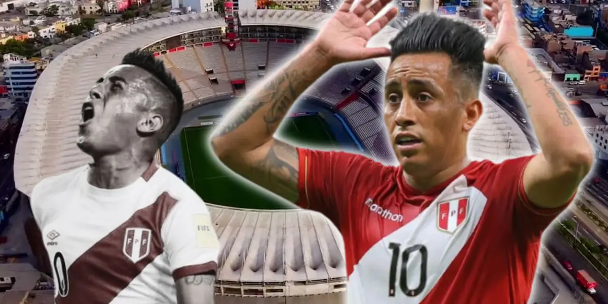 Christian Cueva jugando en la Selección Peruana. (Foto: Disfusión)