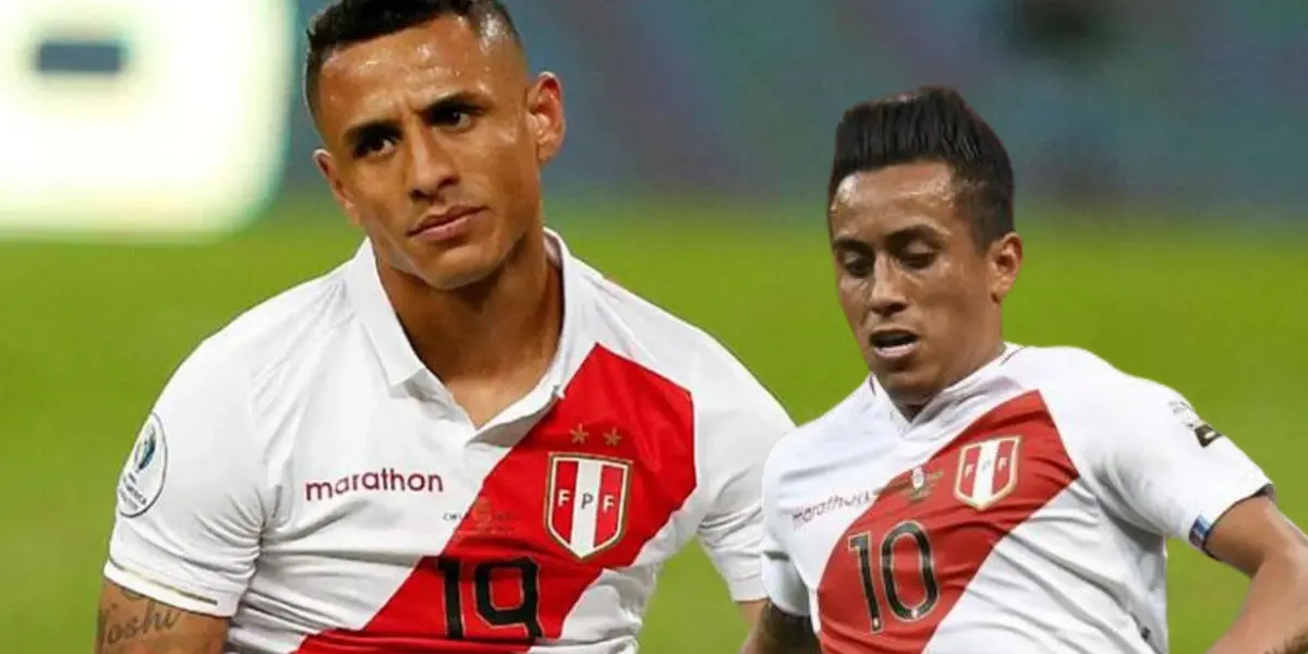 Christian Cueva y Yoshimar Yotún en la Selección Peruana. (Foto: Difusión)
