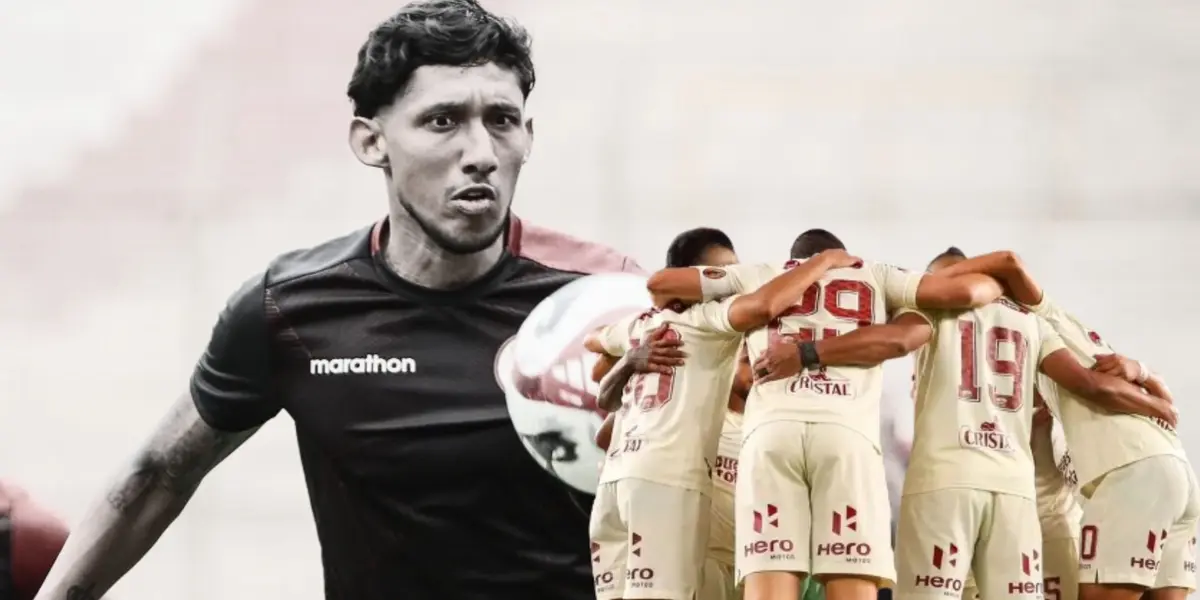 Christofer Gonzales entrenando con Universitario de Deportes / Foto: Universitario