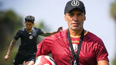 Christofer GOnzales y Fabián Bustos en Universitario de Deportes / Foto: Universitario de Deportes