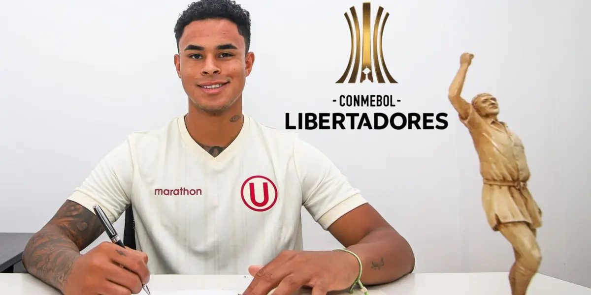 Christopher Olivares como jugador de Universitario de Deportes (Foto: Universitario)