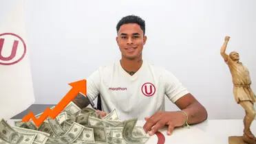 Christopher Olivares en Uniersitario de Deportes / Foto: Universitario de Deportes