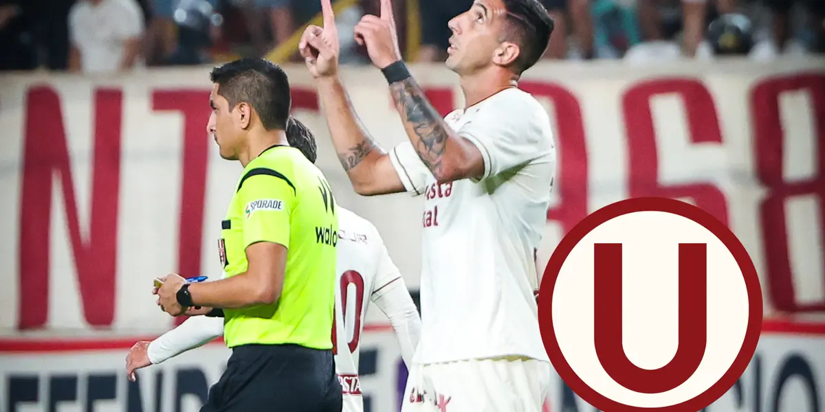 Diego Dorregaray celebrando gol (Foto: Universitario)