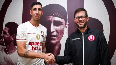 Diego Dorregaray y Manuel Barreto en Universitario / Foto: Universitario