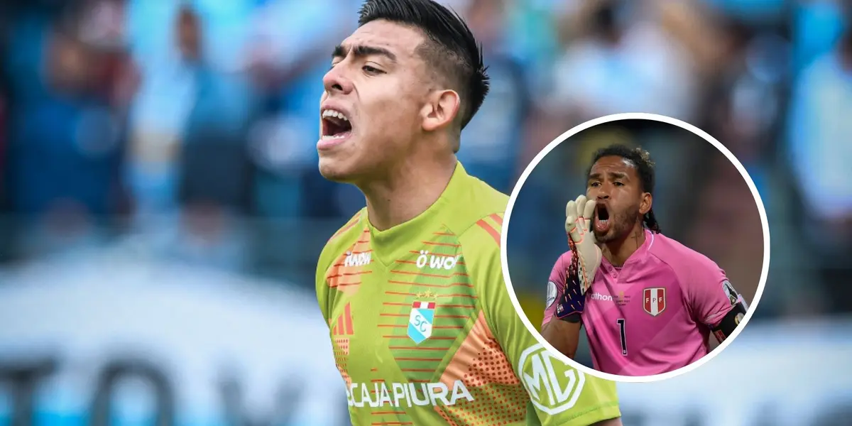 Diego Enríquez - Pedro Gallese (Foto: X de Sporting Cristal)