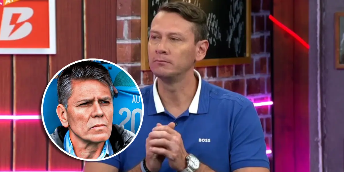 Diego Penny y Paulo Autuori (Foto: Captura Movistar Deportes y Sporting Cristal).