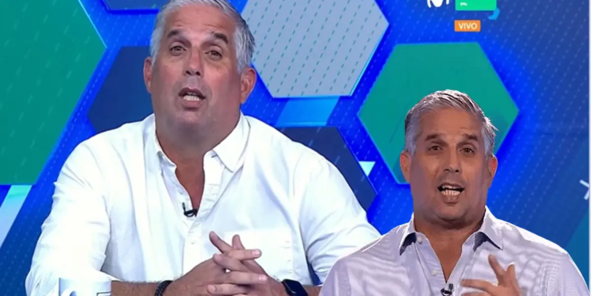 Diego Rebagliati comentando en Movistar TV. (Captura: Movistar TV)