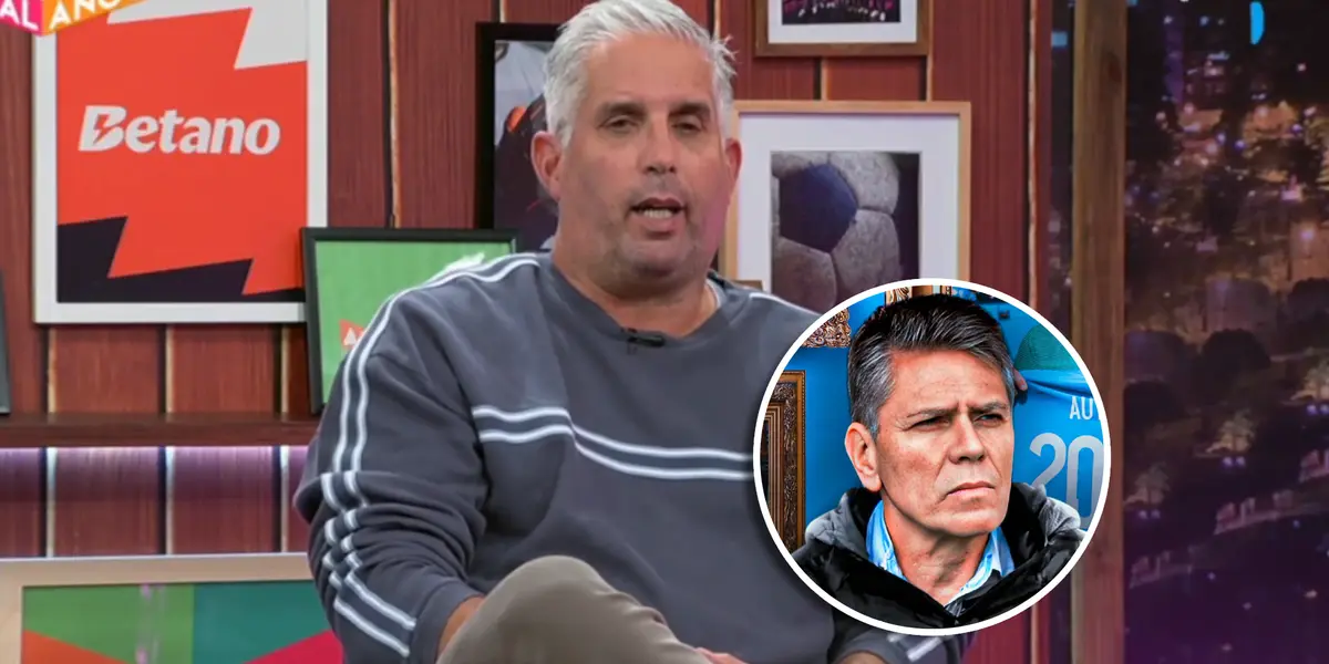 Diego Rebagliati y Paulo Autuori (Foto: Captura Movistar Deportes y Sporting Cristal).