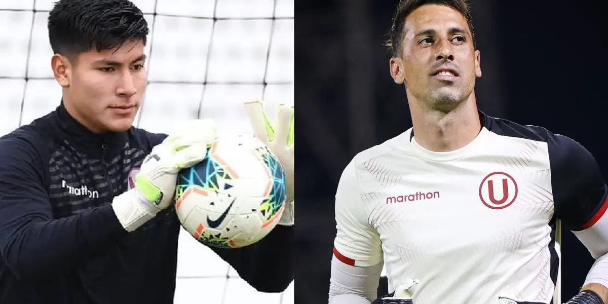 Diego Romero y Sebastián Britos en Universitario de Deportes.