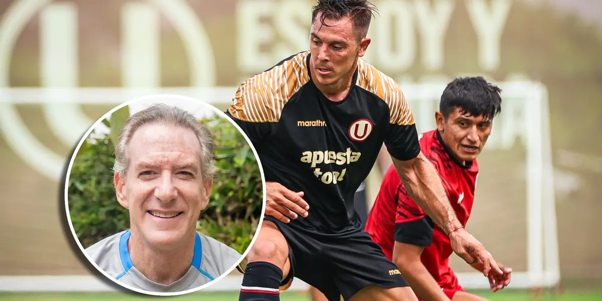 Eddie Fleischman y Diego Churín (Foto: Universitario).