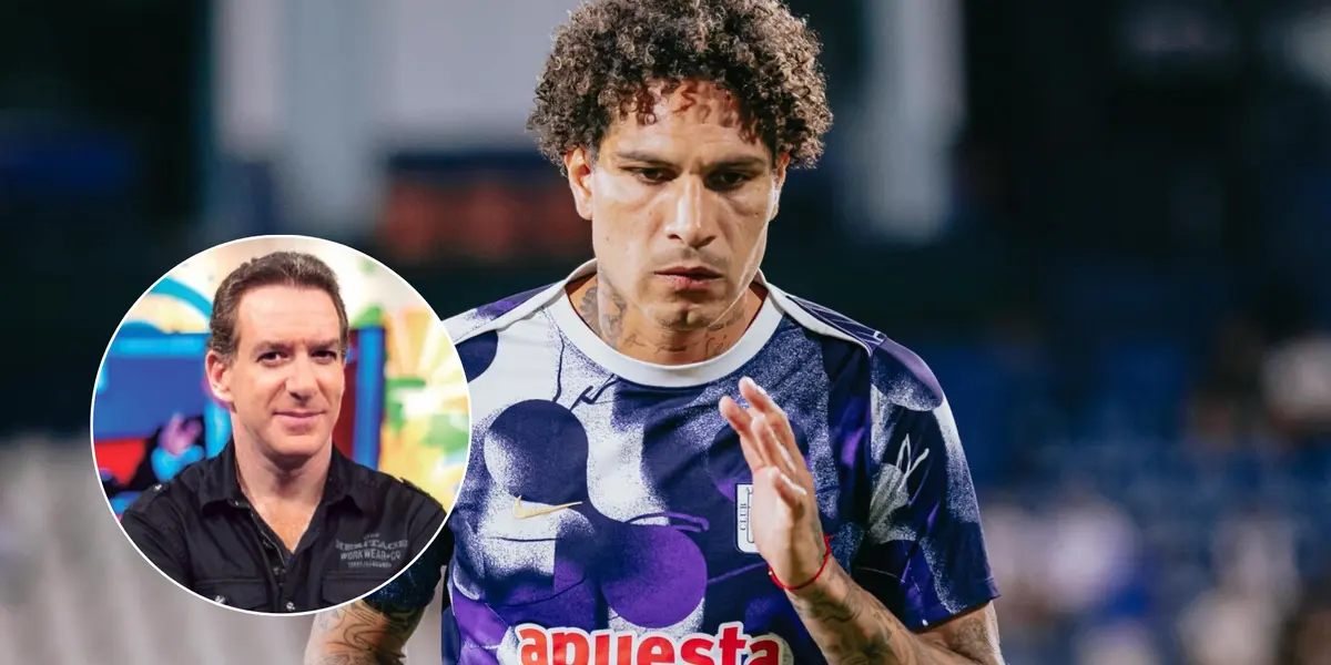 Eddie Fleischman y Paolo Guerrero (Foto: Alianza Lima)