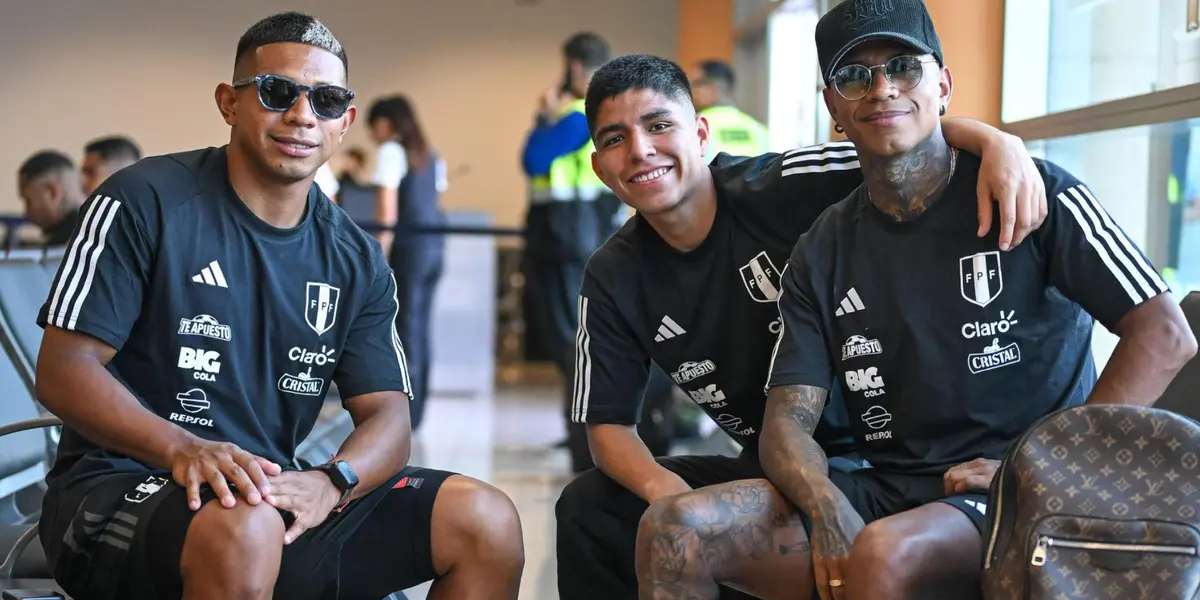 Edison Flores, Andy Polo y Piero Quispe (Foto: Selección Peruana).