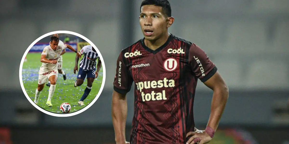Edison Flores con Universitario de Deportes. / Fuente: Transfermarkt