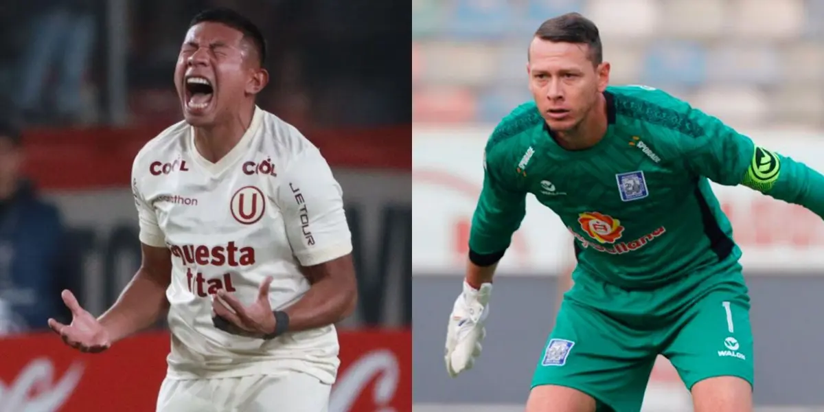 Edison Flores fue expulsado en la parte final del partido por una reacción contra un jugador de Garcilaso.