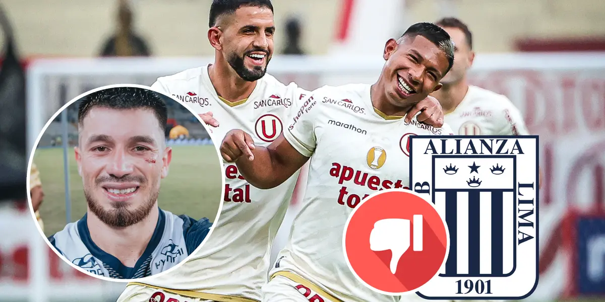 Edison Flores, Matías Di Benedetto y Alan Cantero (Foto: Alianza Lima y Universitario)